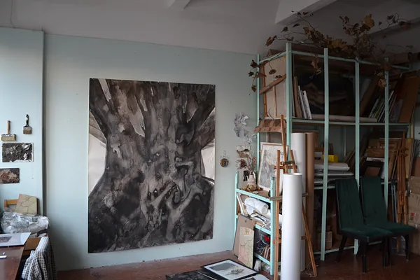 Зображення "Потовщення" від НІКА ШУМЕЙКО, розмір: 200 x 155 cm, матеріали: папір/туш, медіум: Графіка, місто: Київ, ціна: $1500 Фото 5 з 8.